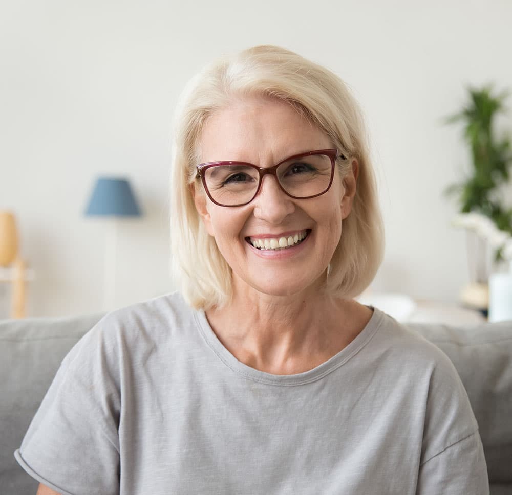 Smiling lady