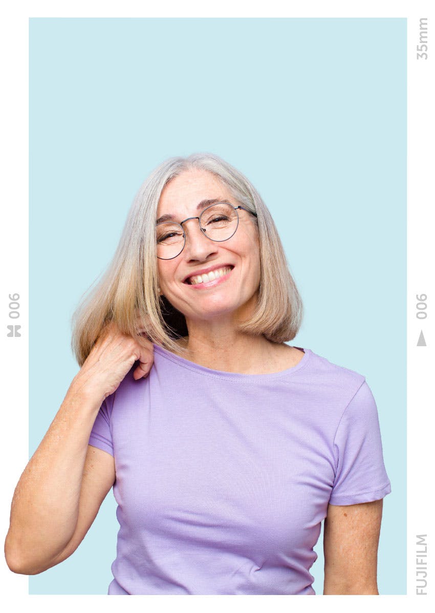 Elder Woman Smiling