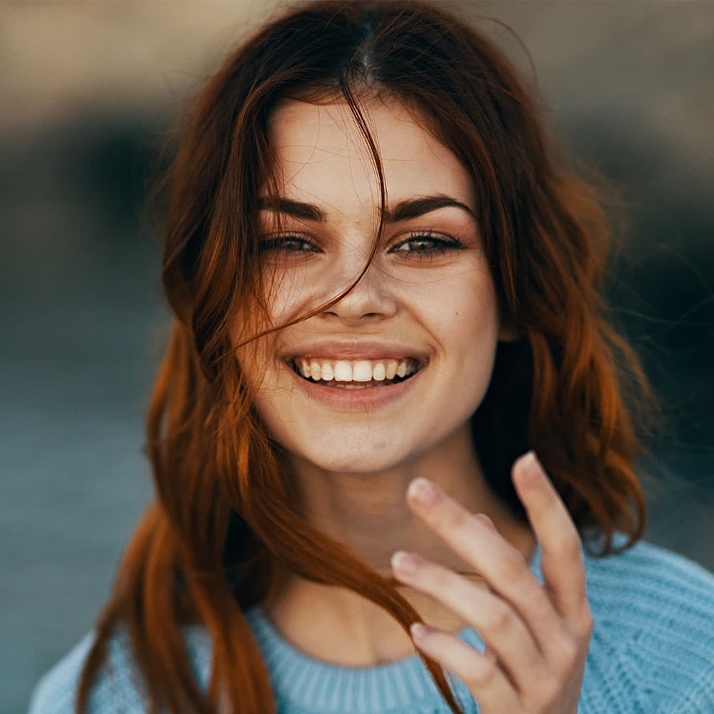 Red Headed Girl Smiling